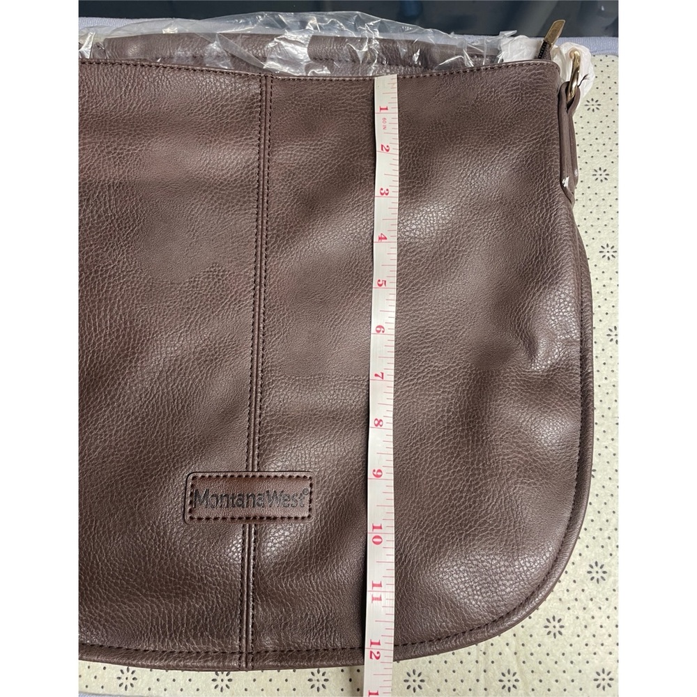 Montana West Dark Brown Hobo‎ Bag - Picture 2 of 5
